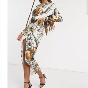 ASOS. Plunge maxi dress